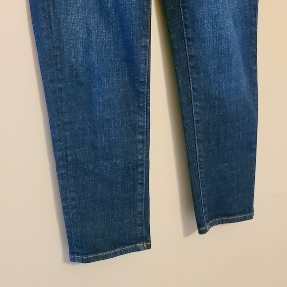 Eileen Fisher | Women's Dark Wash Skinny Jeans (Size 8) - Picture 5 of 7
